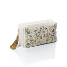 Load image into Gallery viewer, Bride Embroidered Makeup Bag