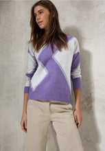 Load image into Gallery viewer, 302978- Diamond Print Lilac Jumper - Cecil