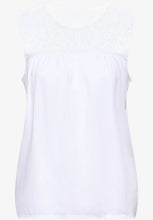 Load image into Gallery viewer, 321795 -  White Crochet Top - Street One