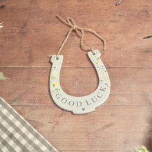 Load image into Gallery viewer, Ceramic Horse Shoe Hanger