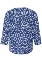 Load image into Gallery viewer, Royal Blue Bloom Top - Fransa