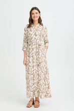 Load image into Gallery viewer, Brown Floral Pattern Dress - Fransa
