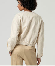 Load image into Gallery viewer, Ecru Bomber Jacket - Surkana