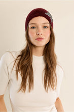 Load image into Gallery viewer, Ladies Knitted Hat Dark Red - Molly Bracken