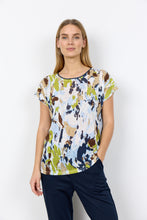 Load image into Gallery viewer, Blue/Green Pattern T-Shirt - Soya Concept