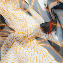 Load image into Gallery viewer, Swan 100% Silk Scarf- Signare