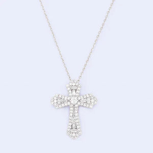 Silver Cross Necklace - Knight & Day