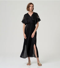 Load image into Gallery viewer, Black Dress with Detailed Sleeves - Surkana