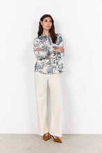 Load image into Gallery viewer, Carli (1) Navy Combination Shirt - Soya Concept