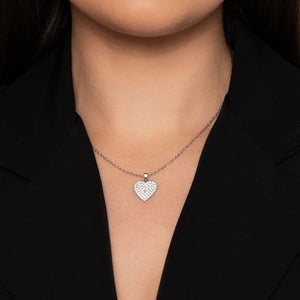 Gia Silver Heart Pendant - Knight & Day