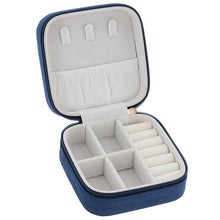 Load image into Gallery viewer, Square Jewellery Box - Navy - Equilibrium