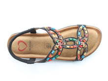 Load image into Gallery viewer, Radiant - Black Sandals- Heavenly Feet