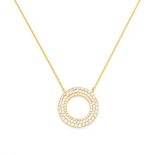 Load image into Gallery viewer, T209NML - Circle Drop Necklace- Knight &amp; Day