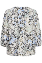 Load image into Gallery viewer, Blue Pattern Blouse - Fransa