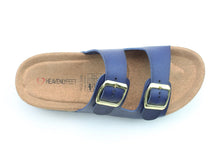 Load image into Gallery viewer, Harmony2 Double Buckle Slider - Navy - Heavenly Feet