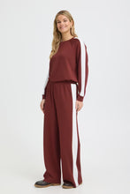 Load image into Gallery viewer, Red With White Contrast Trousers
