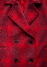 Load image into Gallery viewer, 101179- Long Red Plaid Coat - Street One