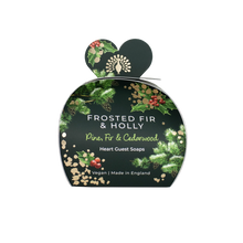 Load image into Gallery viewer, Frosted Fir &amp; Holly Guest Soap - Rymer
