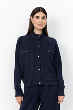 Load image into Gallery viewer, Navy Button Up Jacket - Soya Concept