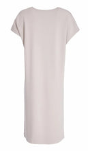 Load image into Gallery viewer, Long line Top with dipped hemline Taupe - Naya