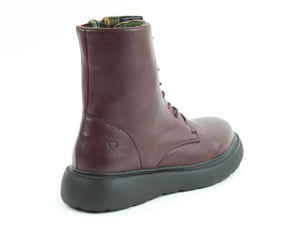 Fern Lace-Up Boot - Burgundy - Heavenly Feet