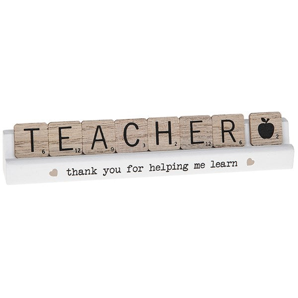 Teacher - Scrabble Plaque