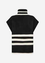 Load image into Gallery viewer, Black High Neck Waistcoat- Soya Concept