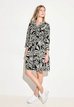 Load image into Gallery viewer, 143867- Black Print Linen Dress - Cecil