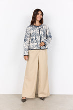 Load image into Gallery viewer, Carli Navy Combination Jacket - Soya Concept