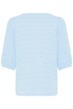 Load image into Gallery viewer, Sky Blue Check Top - Fransa