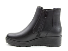 Load image into Gallery viewer, Ottavia Wedge Ankle Boot- Black- Heavenly Feet