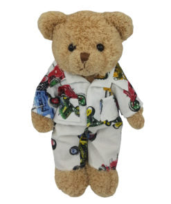 Teddy Bear with Tractor Pj’s - Powell Craft