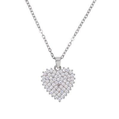 Gia Silver Heart Pendant - Knight & Day