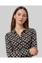 Load image into Gallery viewer, Black Print Collar Shirt - Surkana
