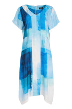 Load image into Gallery viewer, Mikinos print vee neck dress