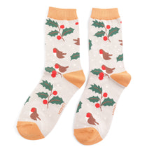Load image into Gallery viewer, Miss Sparrow Christmas Socks