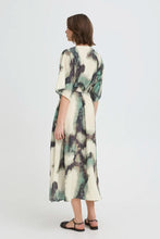 Load image into Gallery viewer, Green Marble Short Sleeve Dress - Fransa