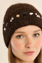 Load image into Gallery viewer, Ladies Knitted Hat Chocolate - Molly Bracken