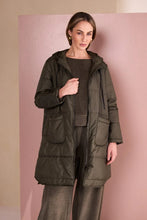 Load image into Gallery viewer, Army Green Soft Cord Trouser With Binding Hemline - Naya
