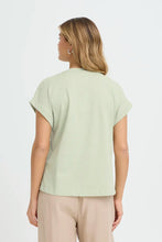 Load image into Gallery viewer, Sage Green Flower T shirt - Fransa