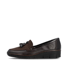 Load image into Gallery viewer, Brown Leather Loafer - Rieker
