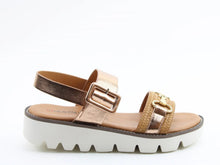 Load image into Gallery viewer, Dolores Buckle Sandal - Tan - Heavenly Feet