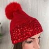 Load image into Gallery viewer, Diamanté Wooly Hat - Reevo