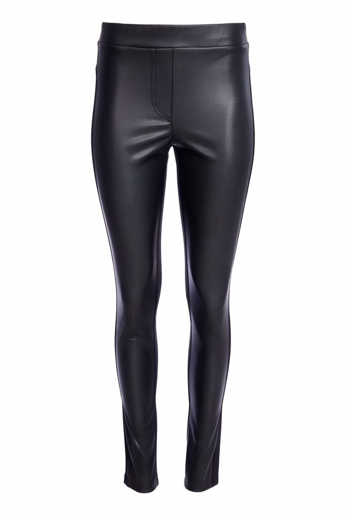 Leatherette Leggings  - Naya