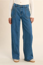 Load image into Gallery viewer, High Waisted Wide Leg Denim Jeans - Molly Bracken