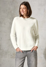 Load image into Gallery viewer, 303033- Vanilla White Featheryarn Roundneck Jumper - Cecil