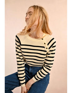 1580 - Stripe Sailor Sweater- Molly Bracken