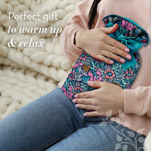 Load image into Gallery viewer, Morris Print Velvet Hot Water Bottle