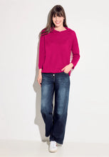Load image into Gallery viewer, 302721-Cerise Mesh Sleeve Hoody - Cecil