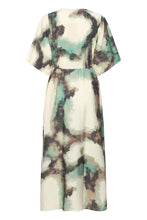 Load image into Gallery viewer, Green Marble Short Sleeve Dress - Fransa